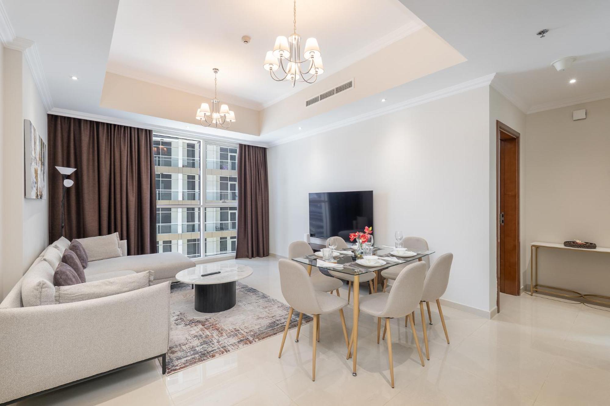 Heaven Crest Holiday Homes: Downtown Suites Near Dubai Mall & Burj Khalifa Exterior photo