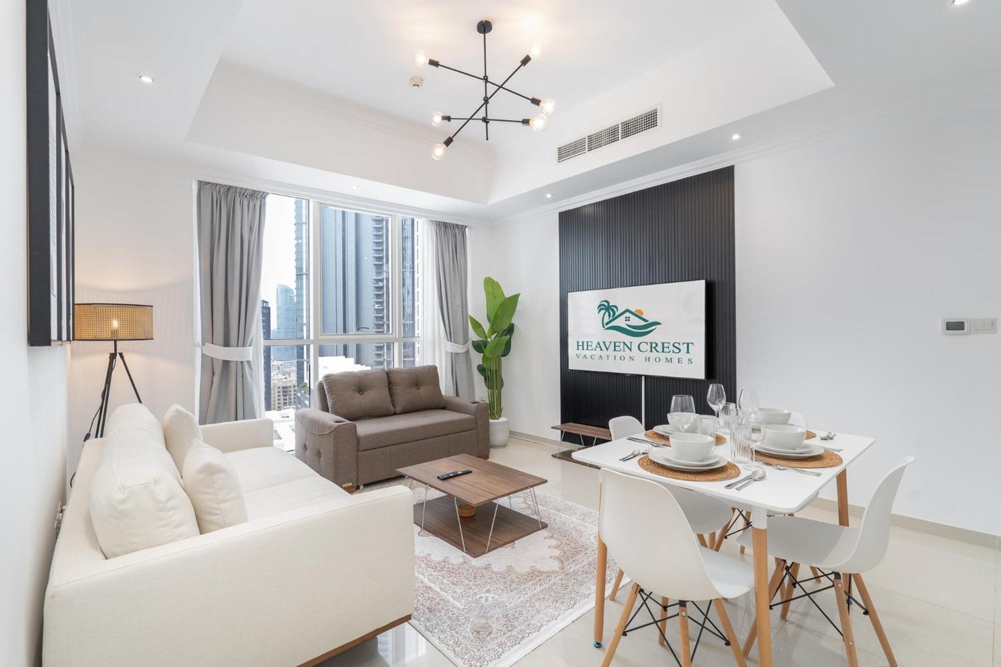 Heaven Crest Holiday Homes: Downtown Suites Near Dubai Mall & Burj Khalifa Exterior photo